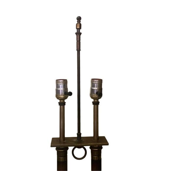 vintage table bouillotte lamp nautical shade - Picture 7 of 8